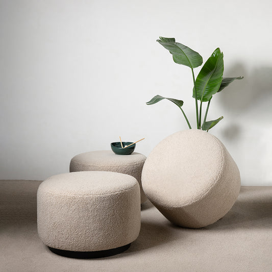 Wood Luxury Pouffe