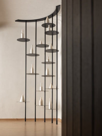 Modern Metal Book Shelf Design