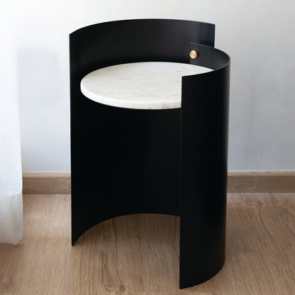 Metal Marble Side Table